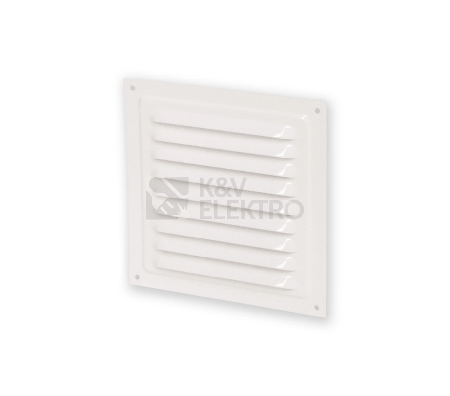 Obrázek produktu Mřížka 150x150mm bílá kovová VENTS MVM 150s síťka proti hmyzu 1009822 0
