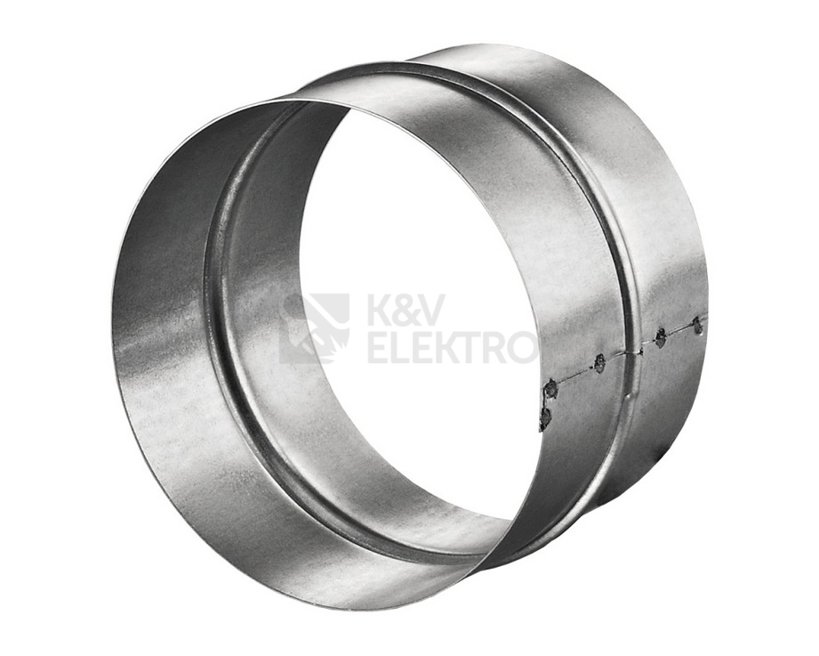 Obrázek produktu Vzduchovod kovový spojka kruh 100mm VENTS PM 100Zn 1009939 0