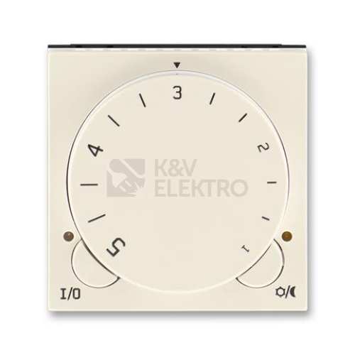 ABB Levit termostat pokojový otočný slonová kost/bílá 3292H-A10101 17