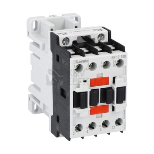 Stykač 3P+1V 12A(AC3) 24VDC BF1201D024