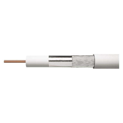 Levně Koaxiální kabel CB21D EMOS S5271 bílý