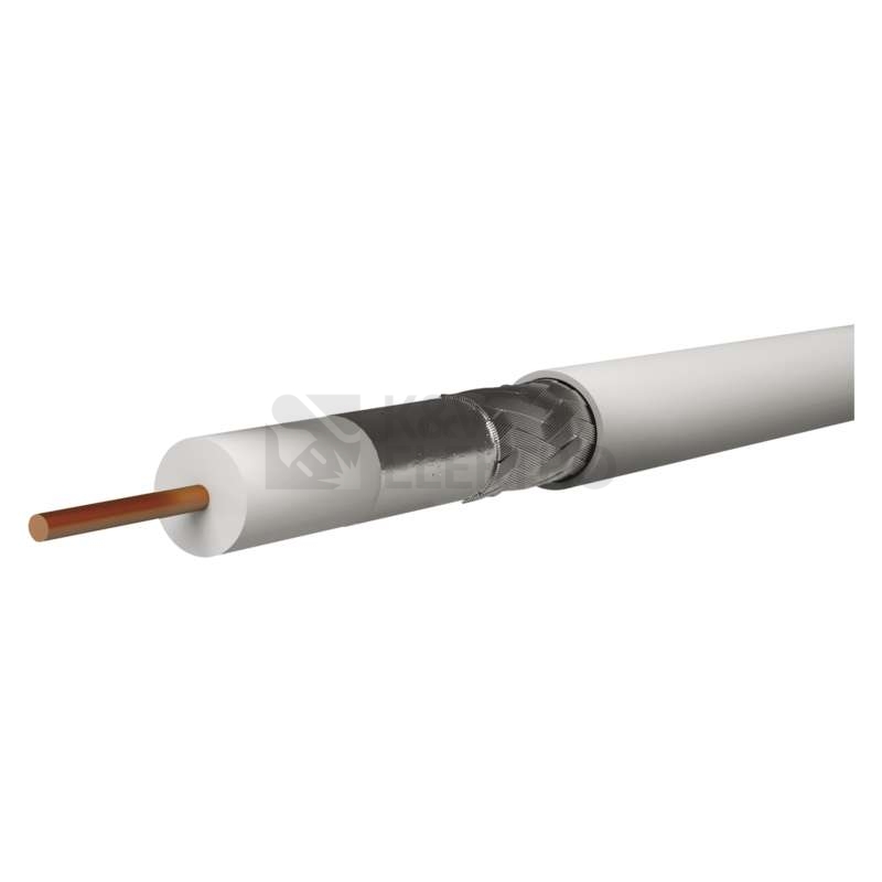 Obrázek produktu Koaxiální kabel CB21D EMOS S5271 bílý 1