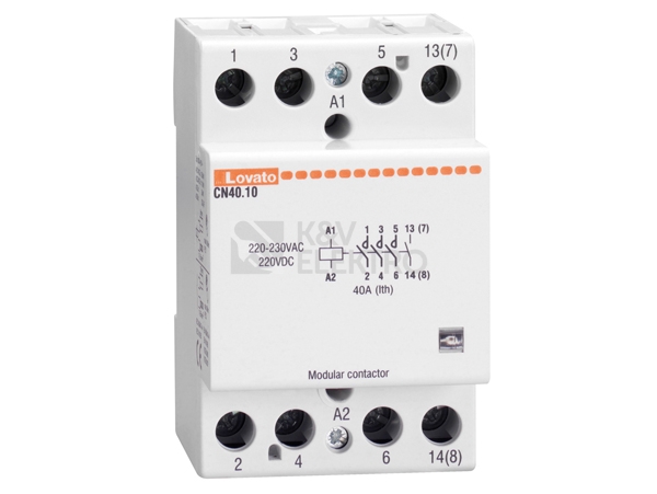 Obrázek produktu Instalační stykač Lovato 230V 40A 4NO CN4010220 0