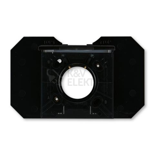 ABB Levit M zásuvka centrálního vysávání onyx/kouřová černá 5530H-C67107 63