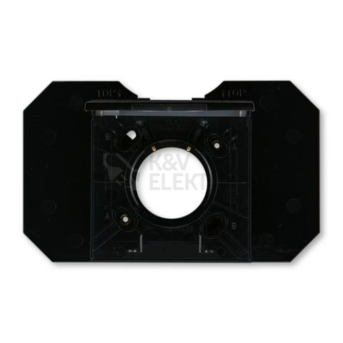 ABB Levit M zásuvka centrálního vysávání onyx/kouřová černá 5530H-C67107 63