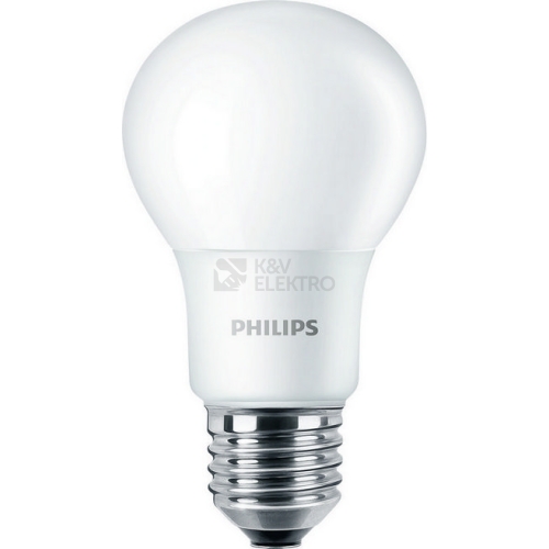 LED žárovka E27 Philips A60 7,5W (60W) teplá bílá (3000K)