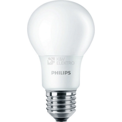 LED žárovka E27 Philips CorePro A60 5W (40W) studená bílá (6500K)