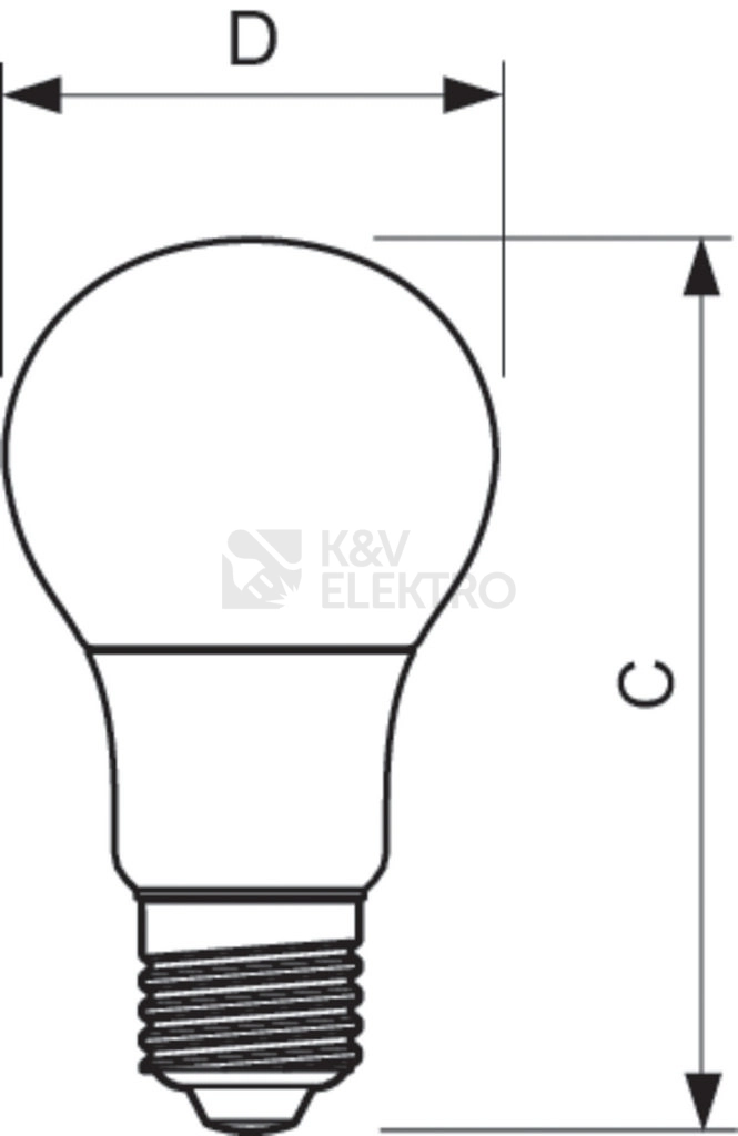Obrázek produktu LED žárovka E27 Philips A60 5,5W (40W) teplá bílá (2700K) 2