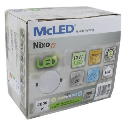 LED podhledové svítidlo McLED NIXO 12W 4000K neutrální bílá ML-412.059.33.0 (obrázek 10)