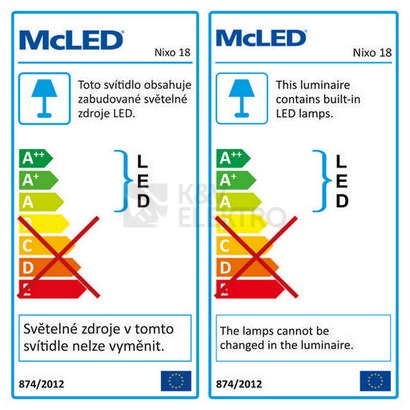 Obrázek produktu LED podhledové svítidlo McLED NIXO 18W 4000K neutrální bílá ML-412.062.33.0 3