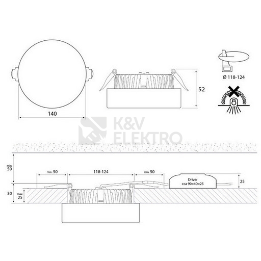 Obrázek produktu LED podhledové svítidlo McLED NIXO 18W 4000K neutrální bílá ML-412.062.33.0 4