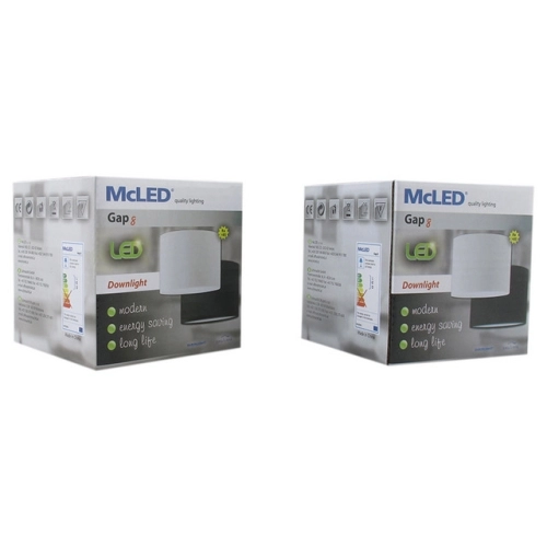 LED přisazené svítidlo McLED GAP 8 černá 8W 4000K neutrální bílá ML-416.038.33.1 (obrázek 11)