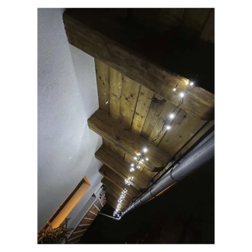 Vánoční osvětlení EMOS D4AC02 ZY0802T 80LED řetěz 8m studená bílá s časovačem