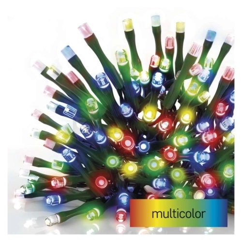 Vánoční osvětlení EMOS D4AM01 ZY0811T 40LED řetěz 4m multicolor s časovačem