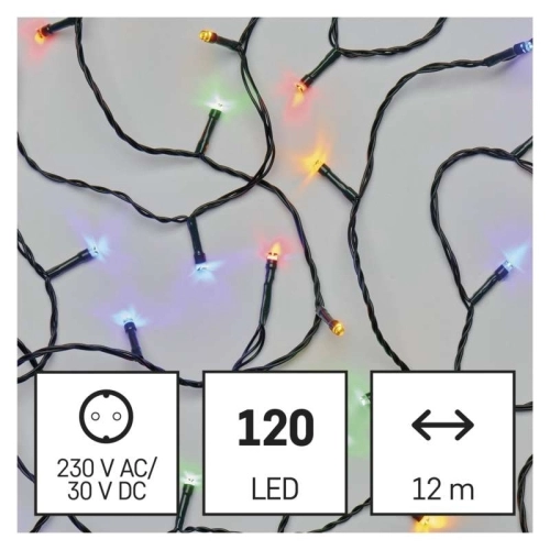 Vánoční osvětlení Emos D4AM03 ZY0813T 120LED řetěz multicolor časovač (obrázek 7)