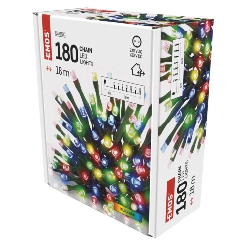 Vánoční osvětlení EMOS D4AM04 ZY0814T 180LED řetěz 18m multicolor s časovačem (obrázek 5)