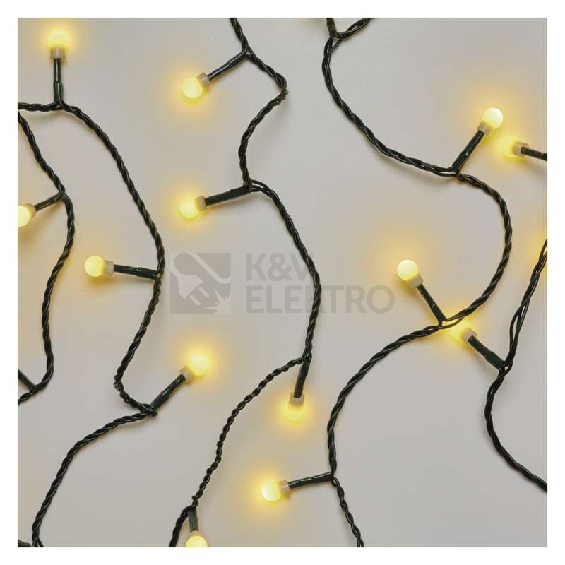 Obrázek produktu Vánoční osvětlení EMOS D5AW02 ZY0902T 80LED řetěz 8m kuličky teplá bílá s časovačem 2