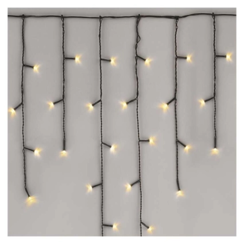 Propojovací vánoční řetěz bez zdroje EMOS Connecting D1CW01 ZY1441 100LED krápníky 2,5x0,9m teplá bílá (obrázek 5)