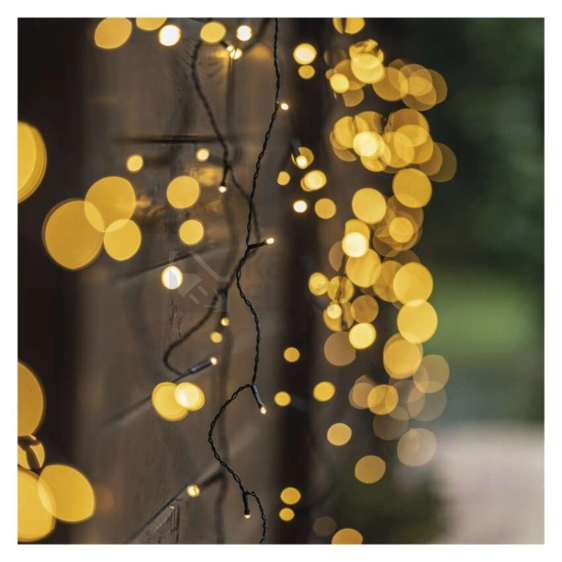 Obrázek produktu Propojovací vánoční řetěz bez zdroje EMOS Connecting D1CW01 ZY1441 100LED krápníky 2,5x0,9m teplá bílá 1