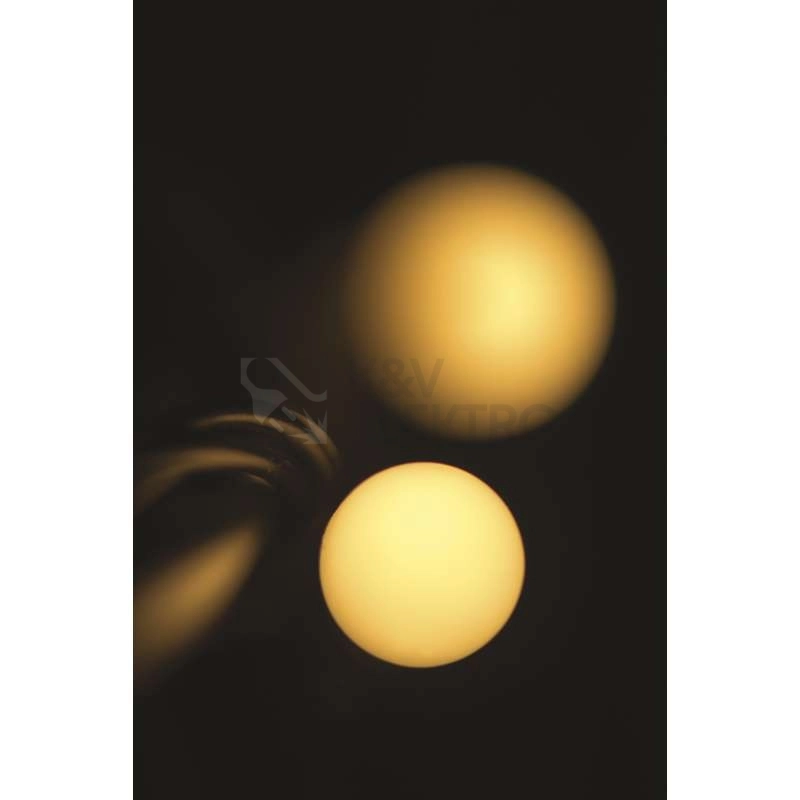 Obrázek produktu Vánoční řetěz kuličky EMOS D5GW02 ZYK0205 100LED 5m teplá bílá 5