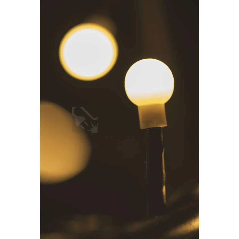 Obrázek produktu Vánoční řetěz kuličky EMOS D5GW02 ZYK0205 100LED 5m teplá bílá 6