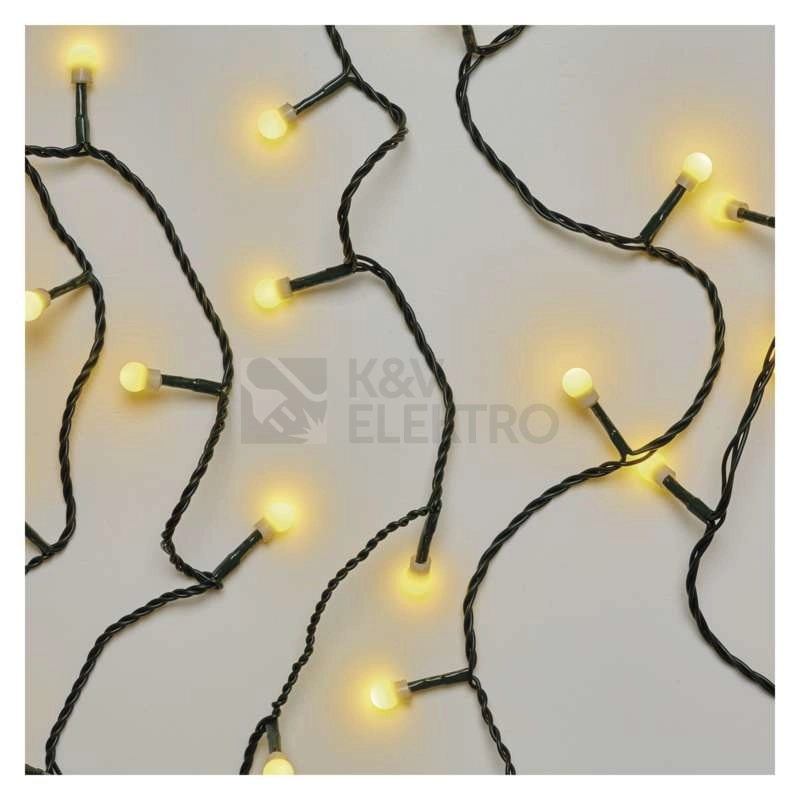 Obrázek produktu Vánoční řetěz kuličky EMOS D5GW02 ZYK0205 100LED 5m teplá bílá 11