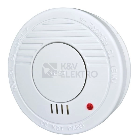Obrázek produktu Detektor kouře / Požární hlásič ELEKTROBOCK LM102-D 85dB baterie 9V 0