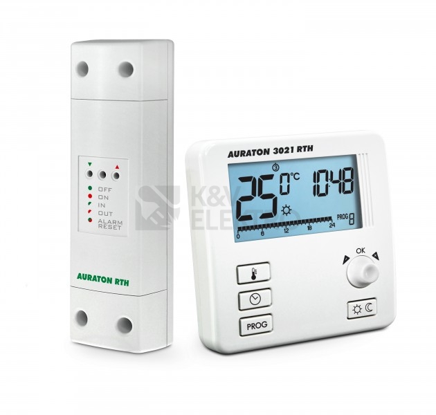 Obrázek produktu Termostat AURATON 3021 RTH bezdrátový 0