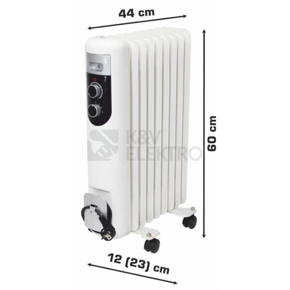 Obrázek produktu  Olejový radiátor FKOS9M 800W / 1200W / 2000W 1