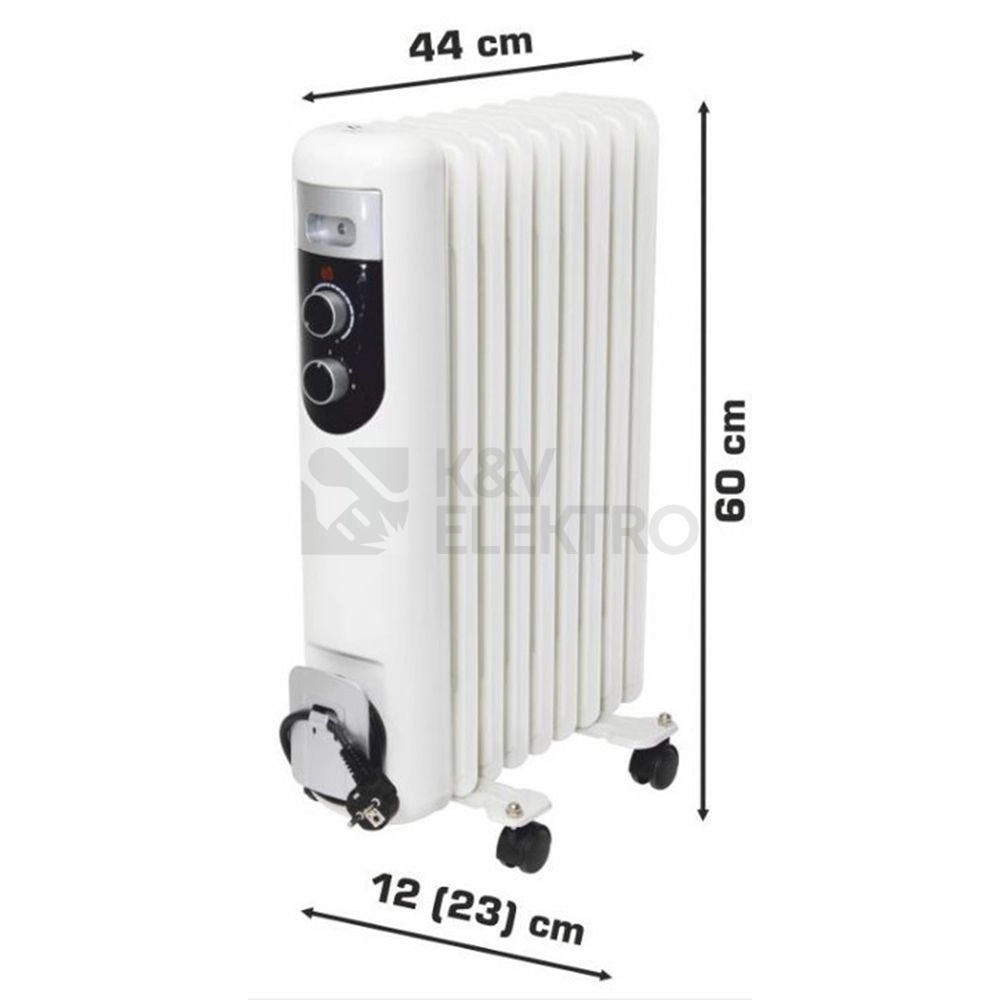 Obrázek produktu Olejový radiátor FKOS9M 800W / 1200W / 2000W 1