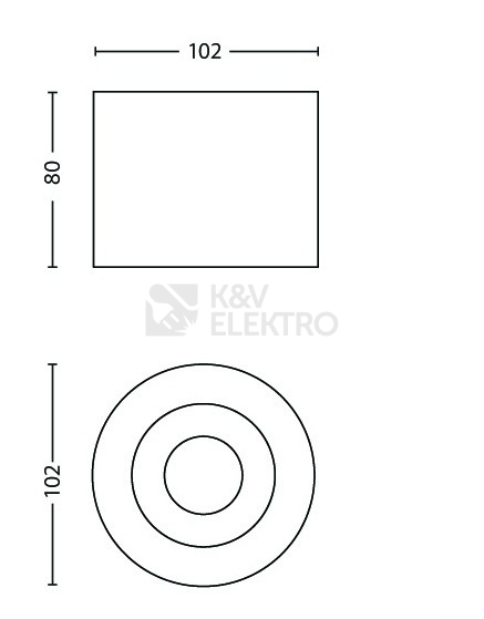 Obrázek produktu Bodové stropní LED svítidlo Philips Phase 53300/30/16 4,5W 500lm 2700K teplá bílá 2