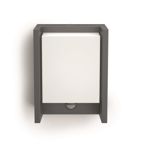 LED venkovní nástěnné svítidlo Philips Arbour 16461/93/P3 6W 600lm 4000K neutrální bílá, s pohybovým čidlem (obrázek 8)