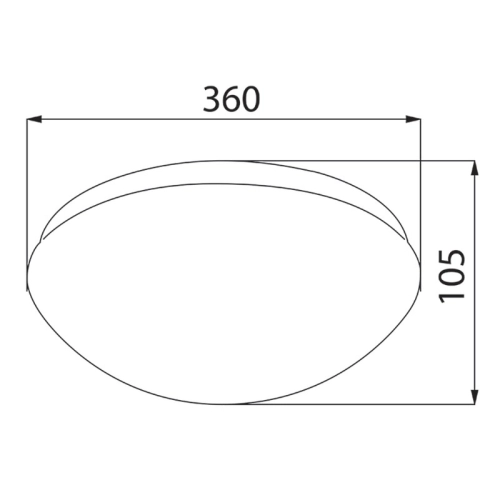 LED svítidlo McLED Cala 18 18W IP44 2700K teplá bílá ML-411.205.32.0