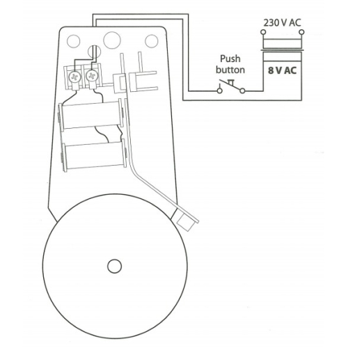Domovní zvonek Bittorf 2000 8V