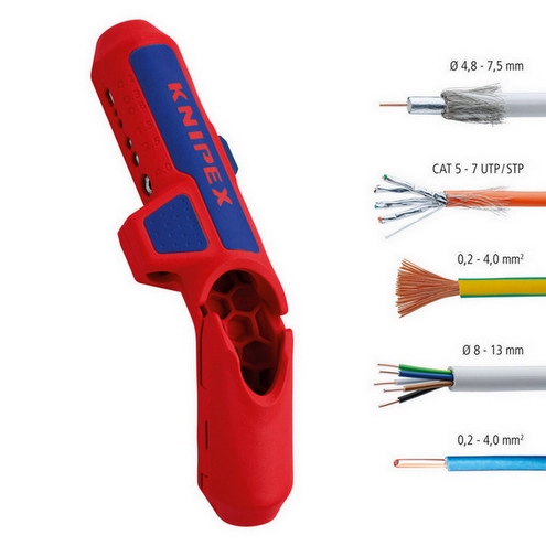 Odizolovací nůž Knipex 16 95 01 SB ErgoStrip univerzální (obrázek 5)