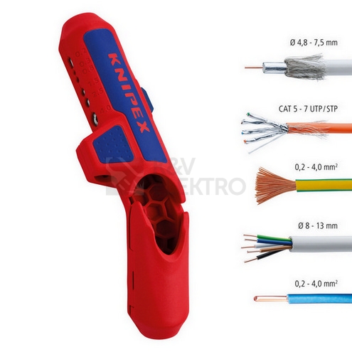 Obrázek produktu Odizolovací nůž Knipex 16 95 01 SB ErgoStrip univerzální 5
