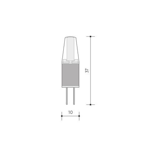 LED žárovka G4 Panlux 1,5W (20W) studená bílá (6000K) stmívatelná 12V PN65201003 (obrázek 5)