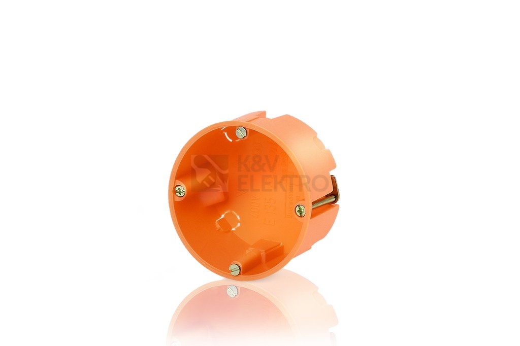 Obrázek produktu Krabice do sádrokartonu F-tronic E135 68mm oranžová 0