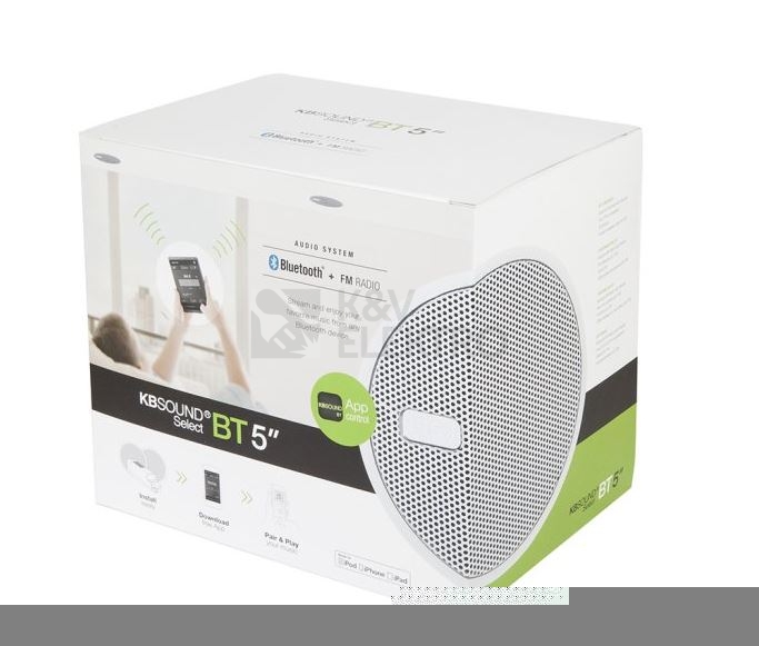 Obrázek produktu Sada Bluetooth reproduktorů KBSOUND SELECT BT 5" do podhledu 1