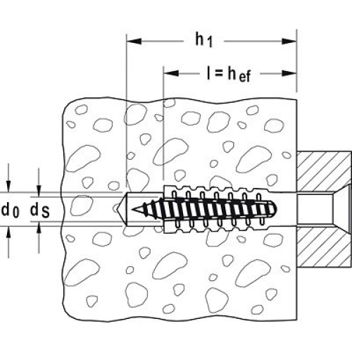 Hmoždinka do porobetonu kovové Fischer FMD 8×60 (50ks)