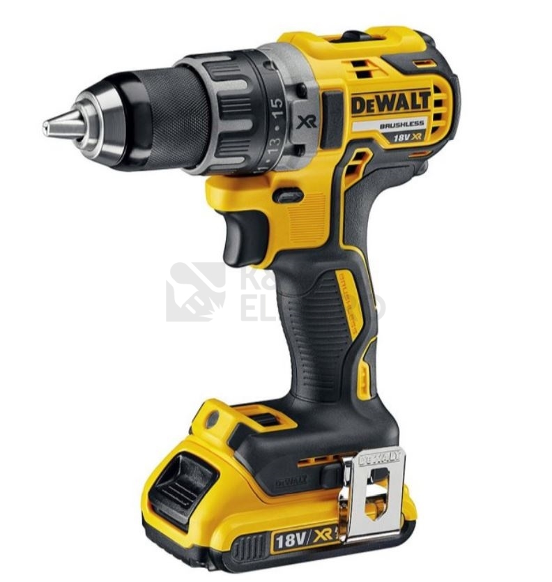 Obrázek produktu Aku vrtačka DeWALT DCD791D2 18V bezuhlíková 2x aku Li-ion 2,0Ah 0