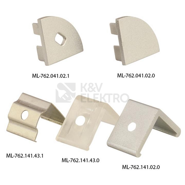 Obrázek produktu  Rohový hliníkový profil McLED RS 16x16mm s mléčným difuzorem 2m ML-761.041.02.2 2