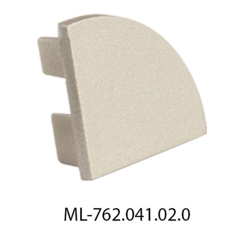 Levně Koncovka McLED pro RS bez otvoru stříbrná barva ML-762.041.02.0