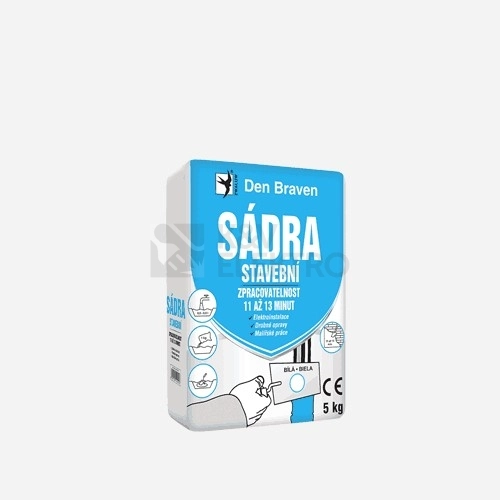 Obrázek produktu Den Braven sádra stavební 1kg bílá 00418GY 0