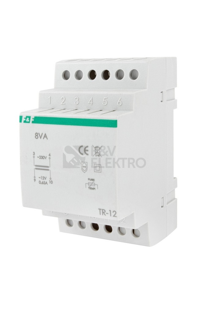 Obrázek produktu Zvonkový transformátor TR-12 230/12V 0,66A 8VA 1000780 0