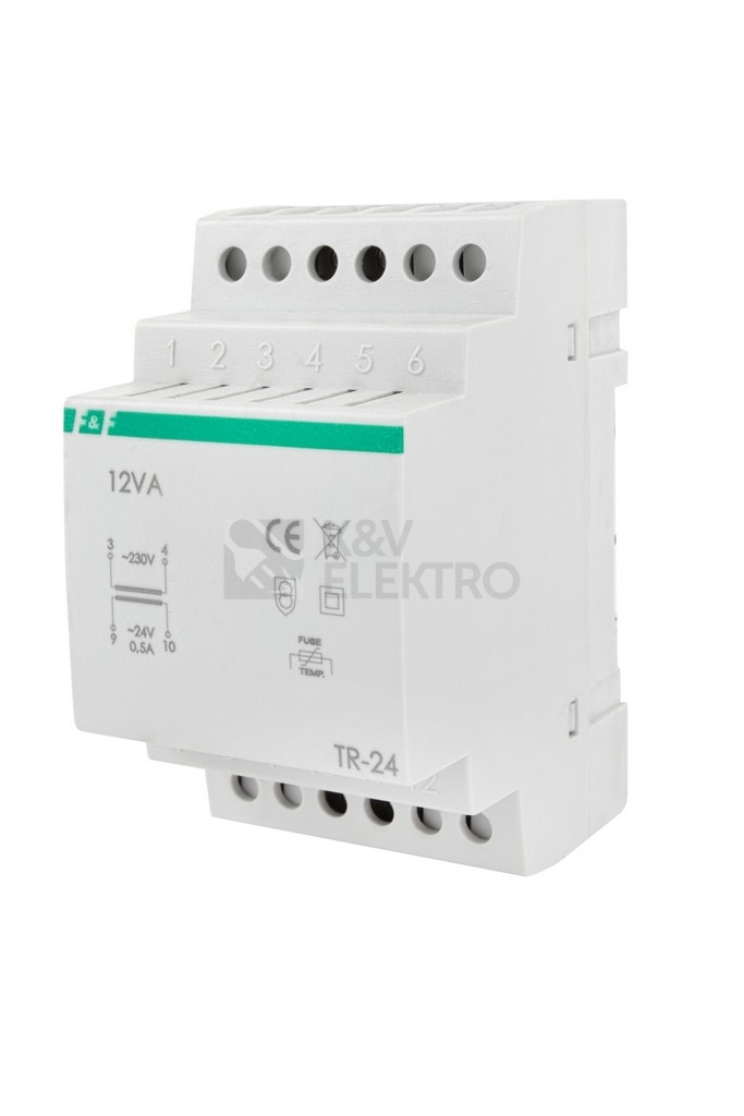 Obrázek produktu Zvonkový transformátor TR-24 230/24V 0,5A 12VA 1000781 0