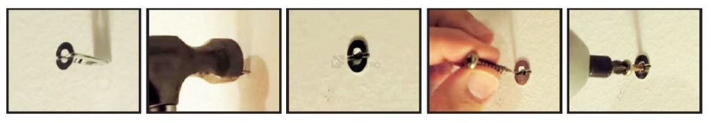 Obrázek produktu Hmoždinka do sádrokartonu kovová 10x12x30mm (100ks) 1