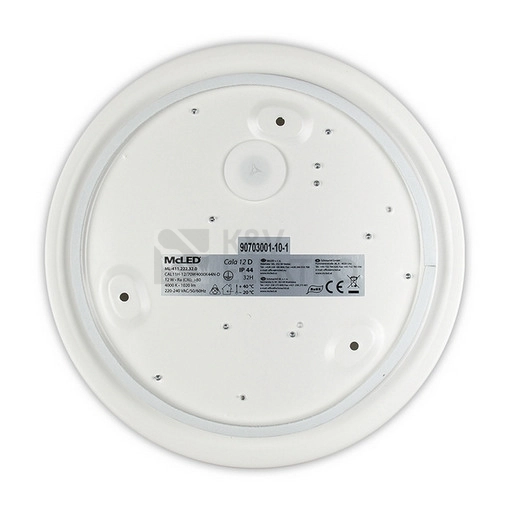 Obrázek produktu LED svítidlo McLED Cala 12D 12W IP44 4000K neutrální bílá, s pohybovým čidlem ML-411.222.32.0 9