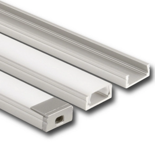 Přisazený hliníkový profil McLED PQ 17x8mm s mléčným difuzorem 2m ML-761.001.43.2