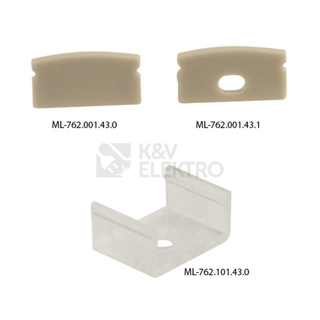 Obrázek produktu Přisazený hliníkový profil McLED PQ 17x8mm s mléčným difuzorem 2m ML-761.001.43.2 3